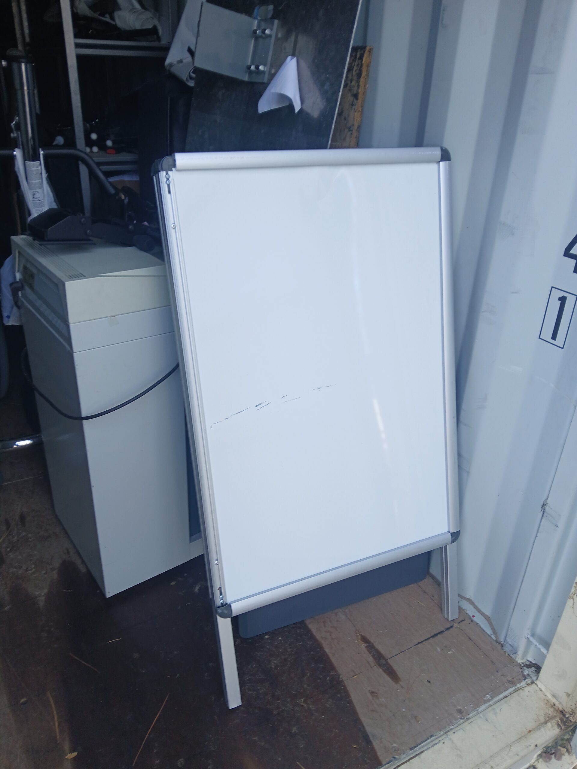 A FRAME WHITE BOARD