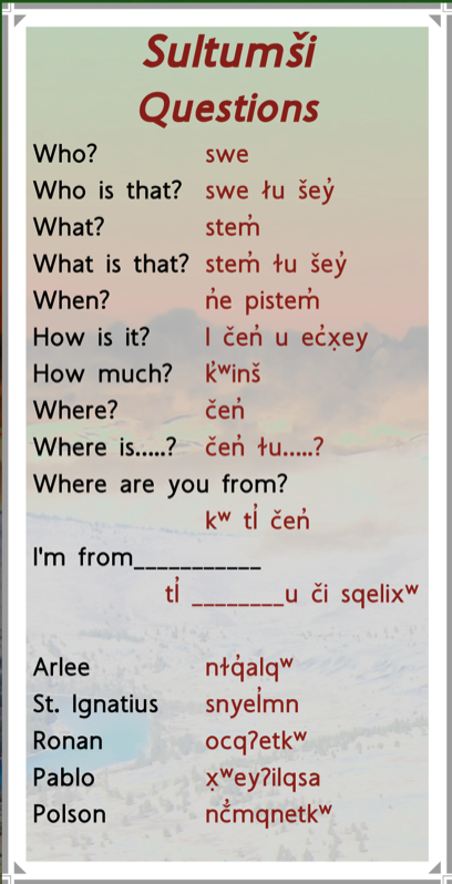 Questions Transcript