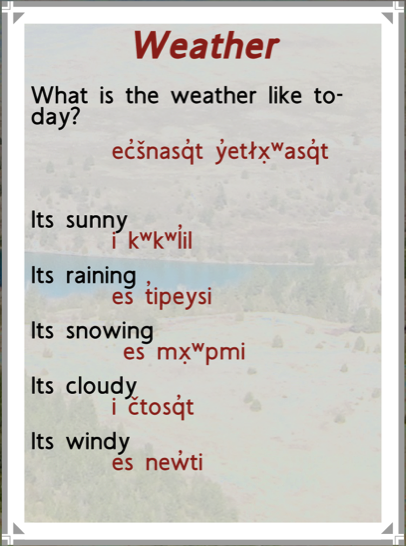 Weather Transcript